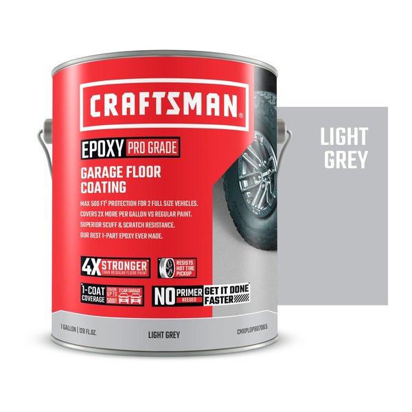 Craftsman Garage Floor Coating Grey CMXPLDP807065